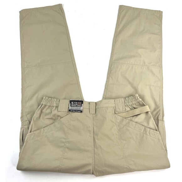 5.11 Tactical Mens Taclite Pro Lightweight Performance Pants 40x34 Khaki 74273 - Picture 3 of 16
